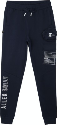 Allen Solly Track Pant For Boys(Dark Blue, Pack of 1)