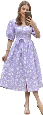 GUFRINA Women A-line Light Green Maxi/Full Length Dress
