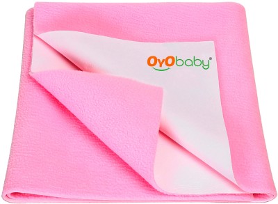 Oyo Baby Microfiber Baby Bed Protecting Mat(Pink, Medium)