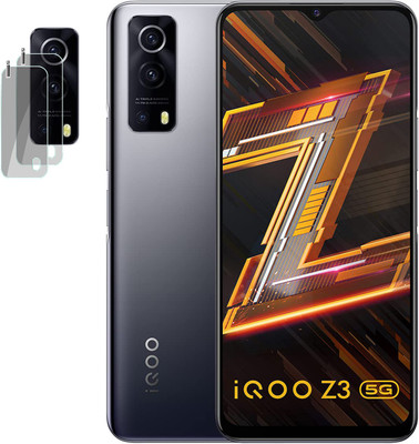 XAZE Back Camera Lens Glass Protector for iQOO Z3 5G(Pack of: 2)