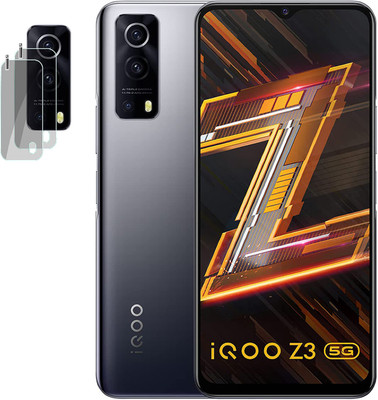 XAZE Back Camera Lens Glass Protector for iQOO Z3 5G(Pack of: 2)