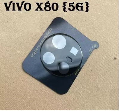 DSCASE Back Camera Lens Glass Protector for vivo X80(Pack of: 1)