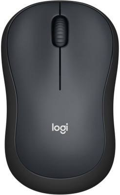 Logitech M221 / Silent Buttons, 1000 DPI Optical Tracking, Ambidextrous Wireless Ambidextrous Optical Mouse  with Bluetooth(USB 2.0, Black)