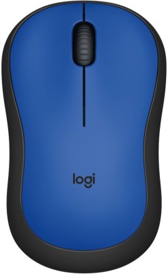 Logitech M221 / Silent Buttons, 1000 DPI Optical Tracking, Ambidextrous Wireless Optical Mouse(USB 2.0, Blue)