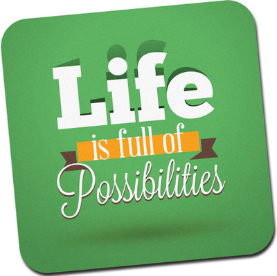 MODEST CITY 'Life is full of' Rubber Base Mousepad for Computer, PC, Laptop(Motivation_007) Non Slip Base Mousepad(Multicolor)