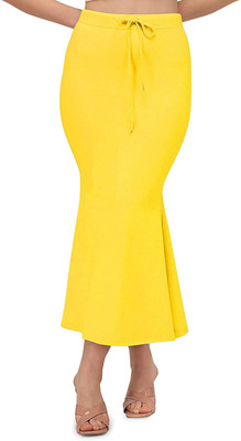 SHAYONAM Lycra Blend Petticoat Yellow (4XL) Lycra Blend Petticoat(4XL)