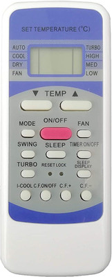 BhalTech 160 AC Compatible for  Carrier AC Remote Controller(White)