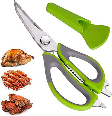 Divyata Mall DM_10 in 1 Mighty Shears Scissor Scissors(Set of 1, Green)