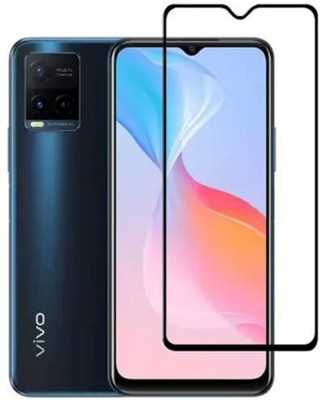 kentop Edge To Edge Tempered Glass for vivo Y33s(Pack of 1)