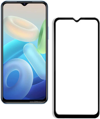 kentop Edge To Edge Tempered Glass for vivo Y33s(Pack of 1)