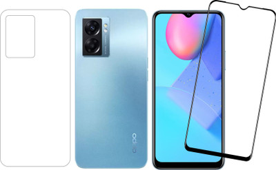Vatsin Front and Back Tempered Glass for Oppo A57(Pack of 2)
