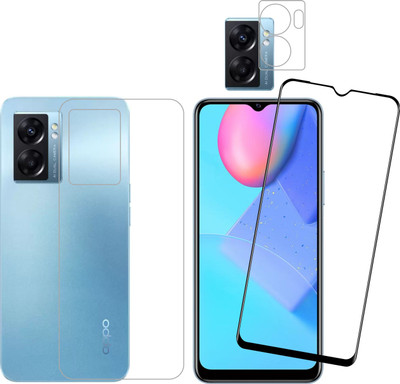 Ten To 11 Front and Back Tempered Glass for Oppo A77(Pack of 3)