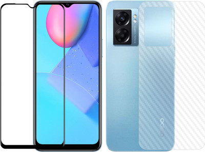 Ten To 11 Front and Back Tempered Glass for Oppo A57, Oppo A57 (Back Carbon Fiber)(Pack of 2)