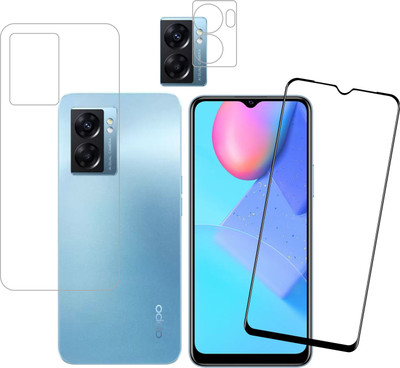 Vatsin Front and Back Tempered Glass for Oppo K10 5G(Pack of 3)
