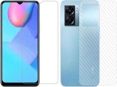 Vatsin Front and Back Tempered Glass for Oppo A77(Pack of 2)