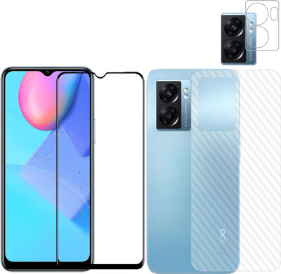Ten To 11 Front and Back Tempered Glass for Oppo K10 5G, Oppo K10 5G (Back Carbon Fiber)(Pack of 3)