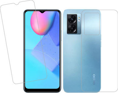 Vatsin Front and Back Tempered Glass for Oppo A57(Pack of 2)