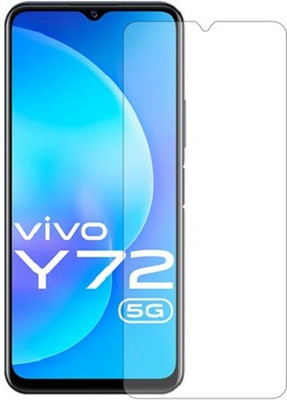 kentop Tempered Glass Guard for vivo Y72 5G(Pack of 1)