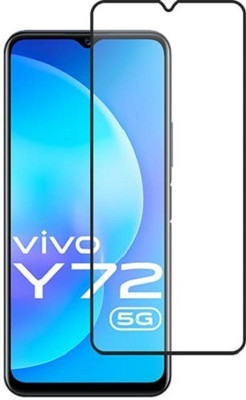 kentop Tempered Glass Guard for vivo Y72 5G(Pack of 1)