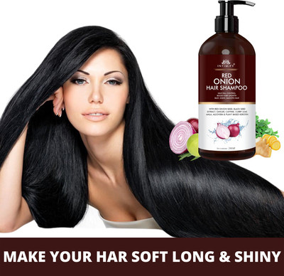 INTIMIFY Onion Shampoo for Hair Growth & Hair Fall Control with Onion Black Seed Oil Amla(200 ml)