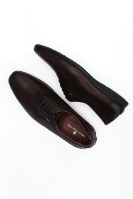 LOUIS PHILIPPE Lace Up For Men(Brown , 10)