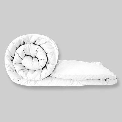 KORBIN Solid Single Comforter for  Mild Winter(Microfiber, White)