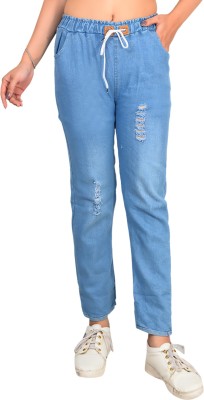 Manana Jogger Fit Girls Blue Jeans