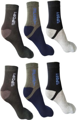 orrery Men & Women Color Block Ankle Length(Pack of 6)