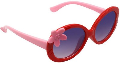 Soku Shopee Over-sized Sunglasses(For Girls, Red)