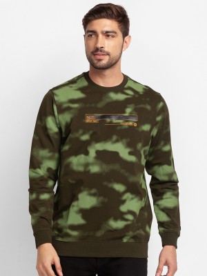 Spykar Full Sleeve Printed Men Sweatshirt