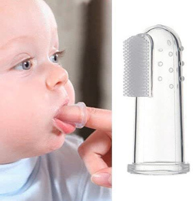 GYMSY Baby Finger Tooth Brush with Case (Kids-Toothbrush; Non Toxic odorless; Ultra Soft Toothbrush(Pack of 2)