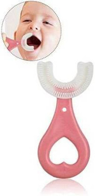 QBLYN Silicone Tooth Brush For 2-6 Years Kids (multi color) Soft Toothbrush Medium Toothbrush