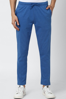 PETER ENGLAND Solid Men Blue Track Pants