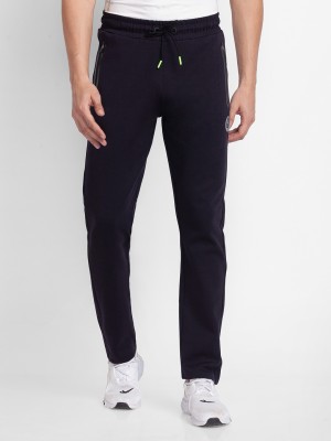 Spykar Solid Men Blue Track Pants