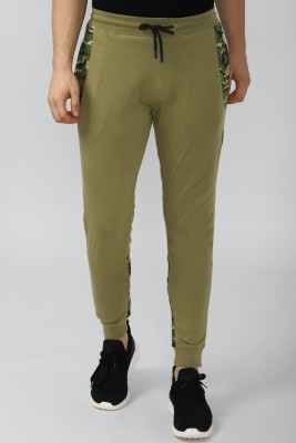 PETER ENGLAND Solid Men Green Track Pants