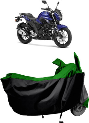 Amexride Two Wheeler Cover for Yamaha(FZ-25, Green)