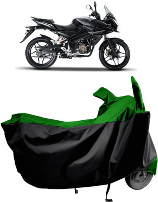 Amexride Two Wheeler Cover for Bajaj(Pulsar AS 150, Green)