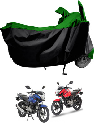 Amexride Two Wheeler Cover for Bajaj(Pulsar 135 LS DTS-i, Green)