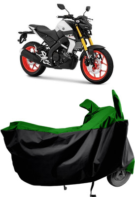 Amexride Two Wheeler Cover for Yamaha(MT 15 New BS6, Green)