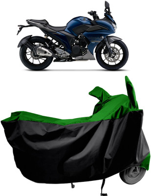 Amexride Two Wheeler Cover for Yamaha(Fazer 25 BS6, Green)