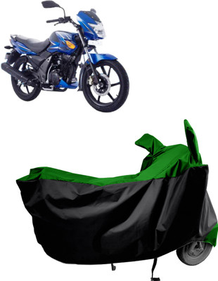 Amexride Two Wheeler Cover for TVS(Flame 125, Green)