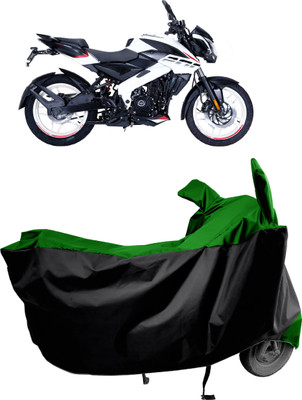 Amexride Two Wheeler Cover for Bajaj(Pulsar NS 200, Green)