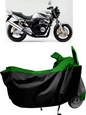 Amexride Two Wheeler Cover for Honda(CB 400, Green)