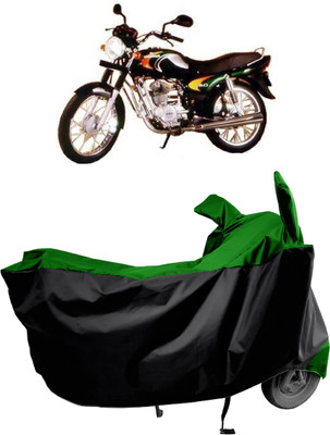 Amexride Two Wheeler Cover for Bajaj(Caliber, Green)