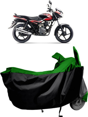 Amexride Two Wheeler Cover for Bajaj(Discover 100 DTS-i, Green)
