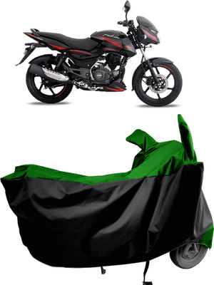Amexride Two Wheeler Cover for Bajaj(Pulsar 150 BS6, Green)
