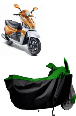 Amexride Two Wheeler Cover for Mahindra(Gusto 125 BS6, Green)