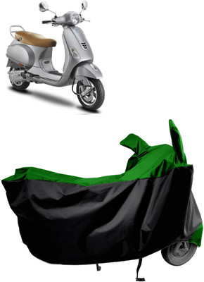 Amexride Two Wheeler Cover for Vespa(VXL 125 BS6, Green)