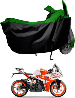 Amexride Two Wheeler Cover for KTM(RC 125 BS6, Green)