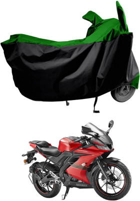 Amexride Two Wheeler Cover for Yamaha(YZF R15 V3, Green)